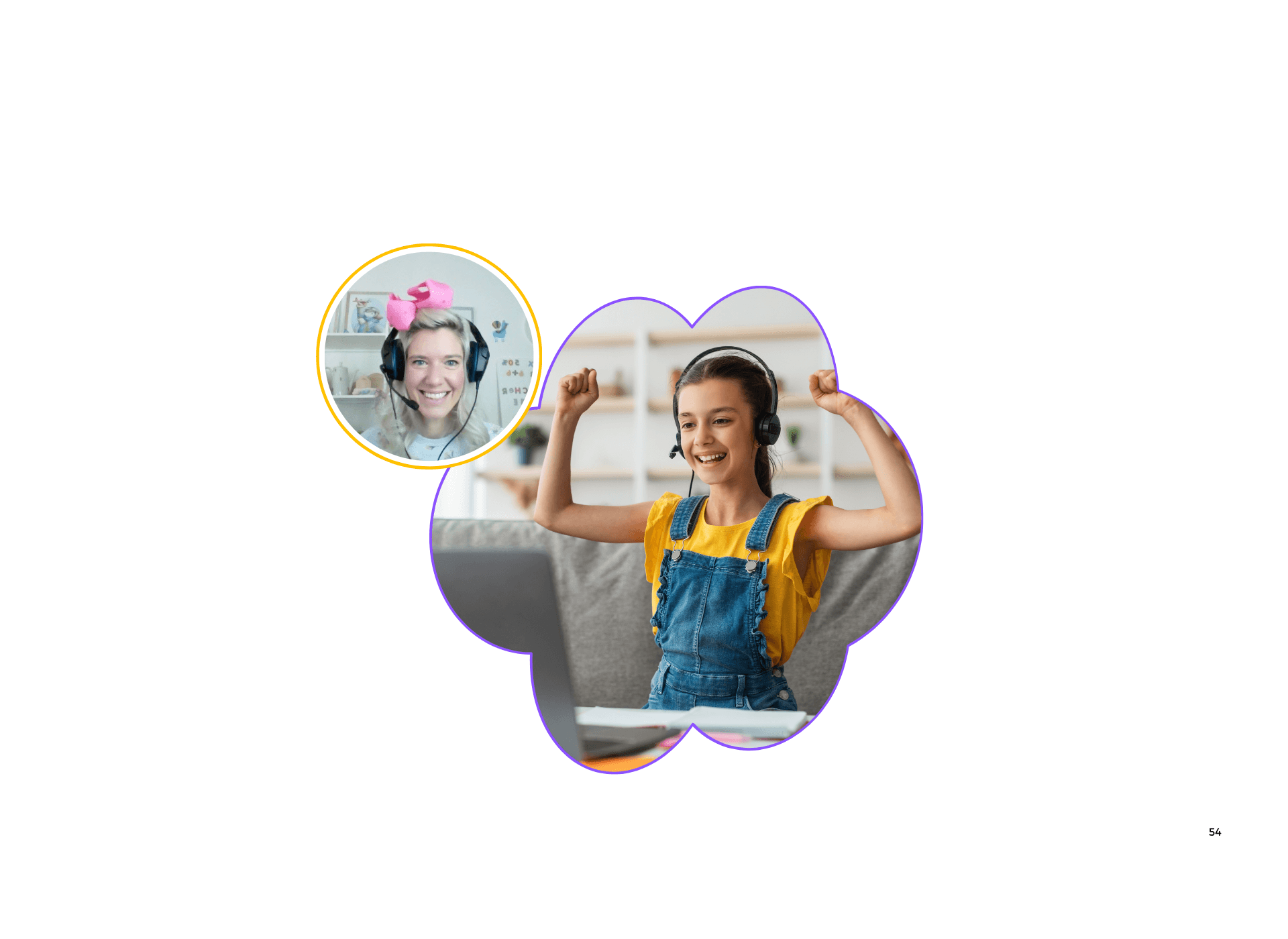 Child learning English online